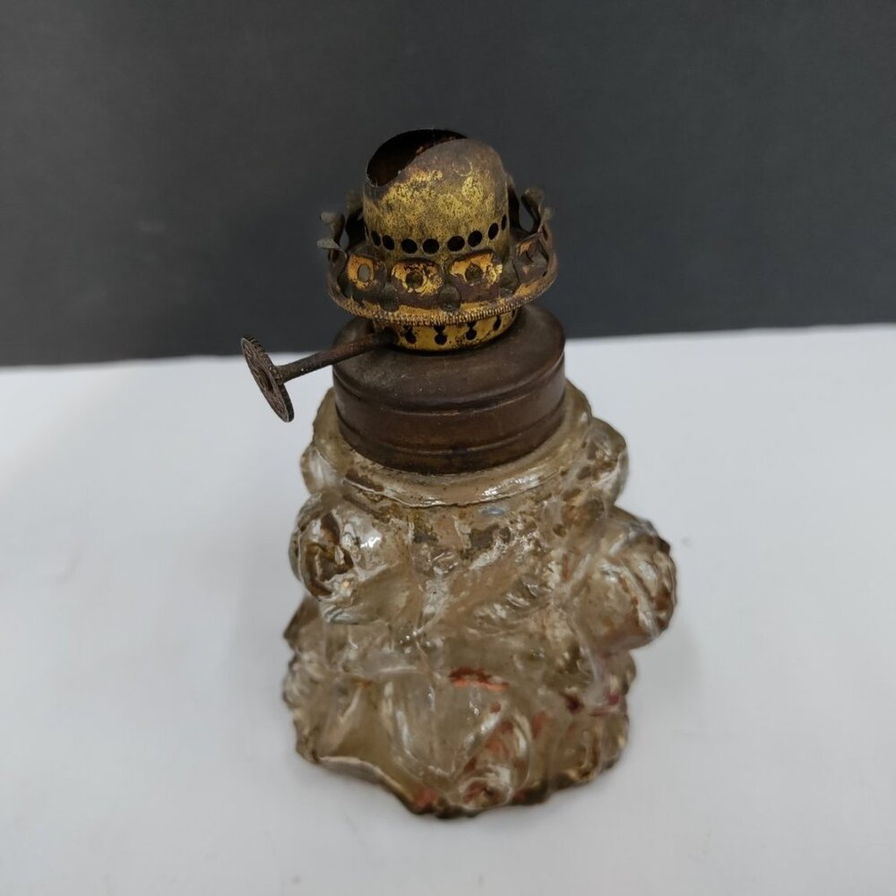 Antique Miniature Oil Lamp